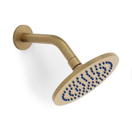 Watermark Elements 1.75 GPM Single Function Shower Head with Arm and Flange Aged Brass